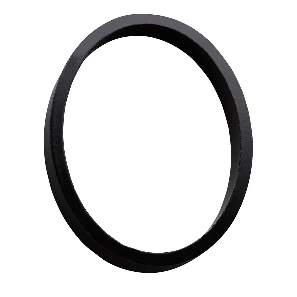 Sandleford 120mm Black Slimline House Number 0 - Steel