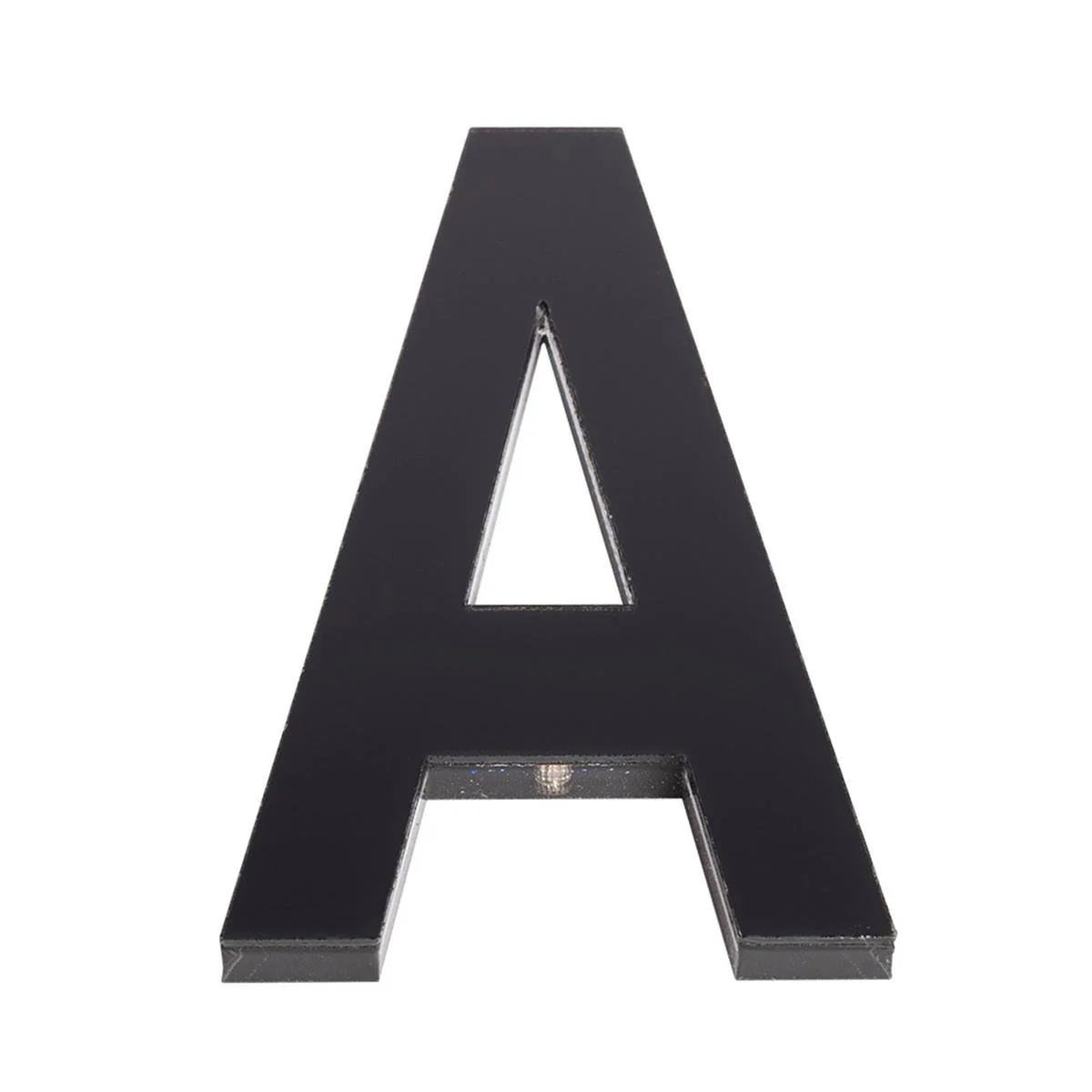 Sandleford 120mm Black Ultra Acrylic House Letter A - Durable Weather Resistant Design