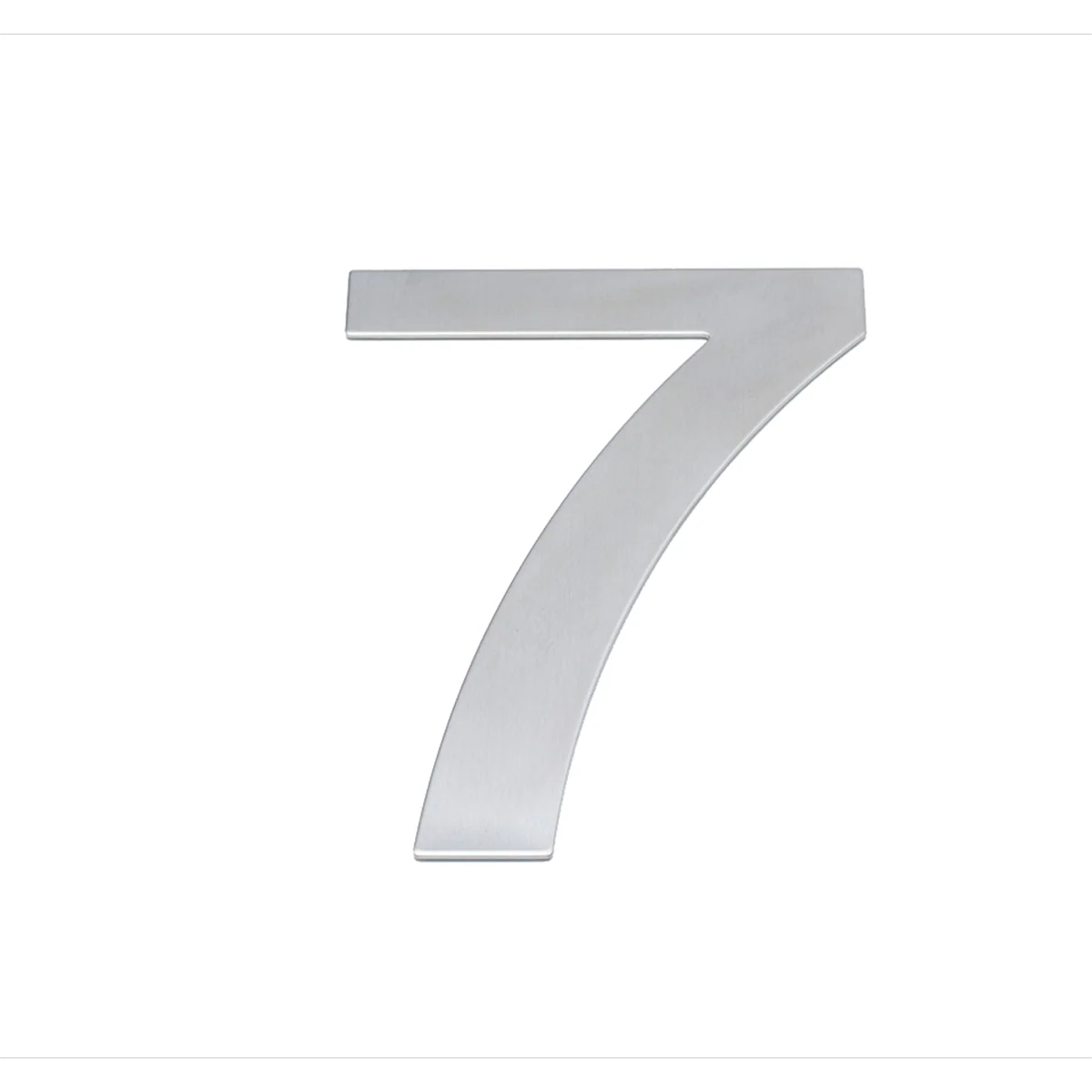 Sandleford 200mm Lorenzo Stainless Steel House Number 7 - Brushed Finish