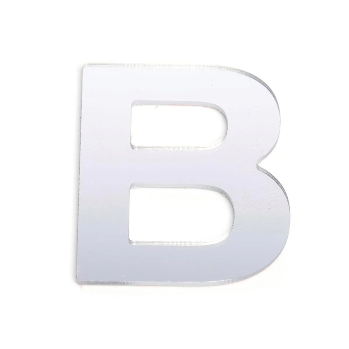Sandleford 25mm Silver Self Adhesive House Letter B - Reflective Finish