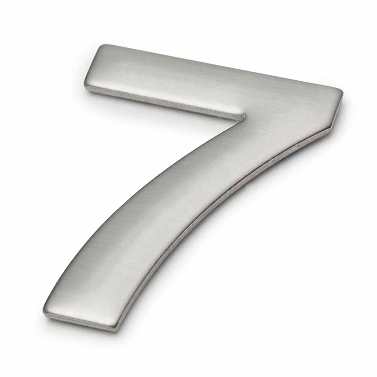 Sandleford 50mm Mode Stainless Steel House Number 7 - Silver - Self Adhesive