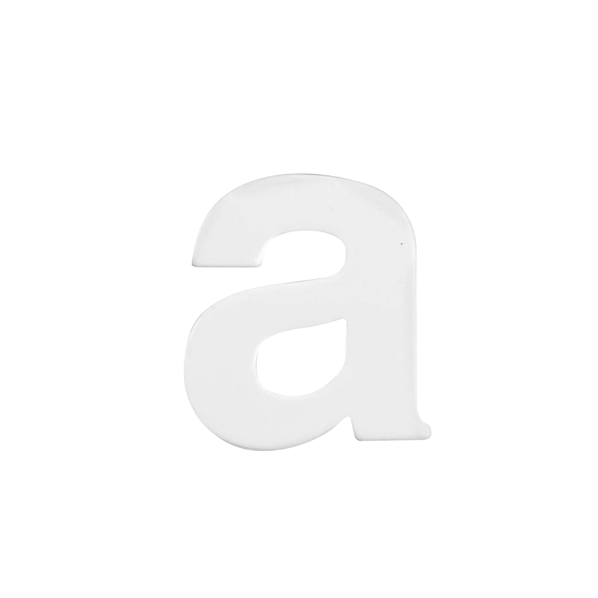 Sandleford 50mm Mode White Self Adhesive Letter A - Easy Application - Weather Resistant