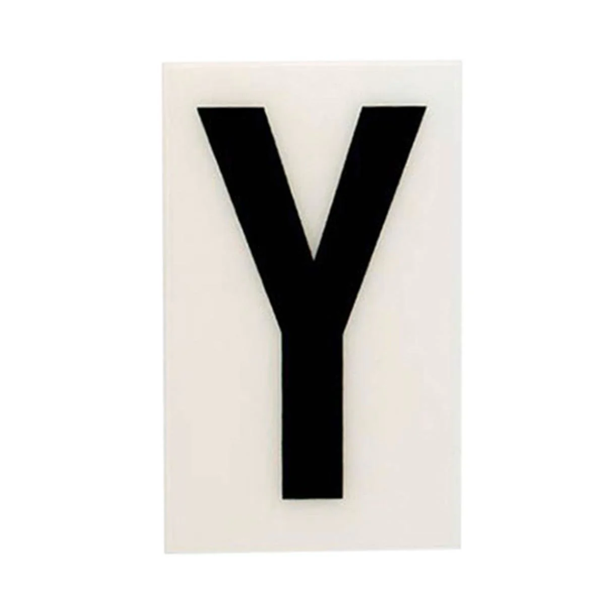 Sandleford 60mm White Self Adhesive House Letter Y - Durable Polycarbonate