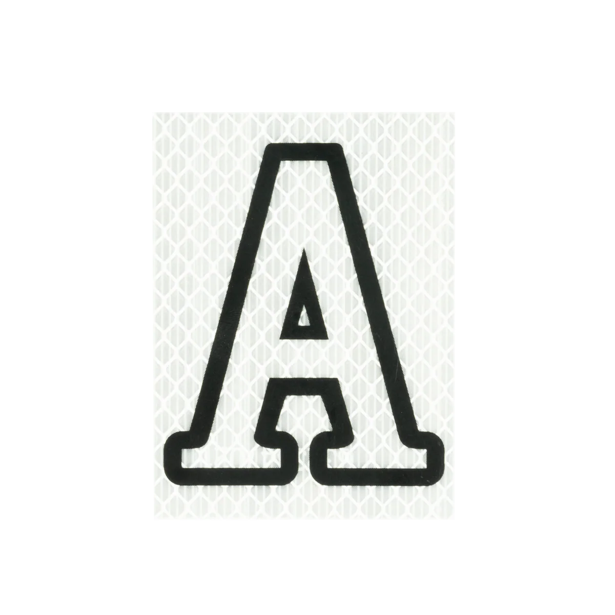 Sandleford 80mm Self Adhesive Night Shine Letter A - White - Reflective