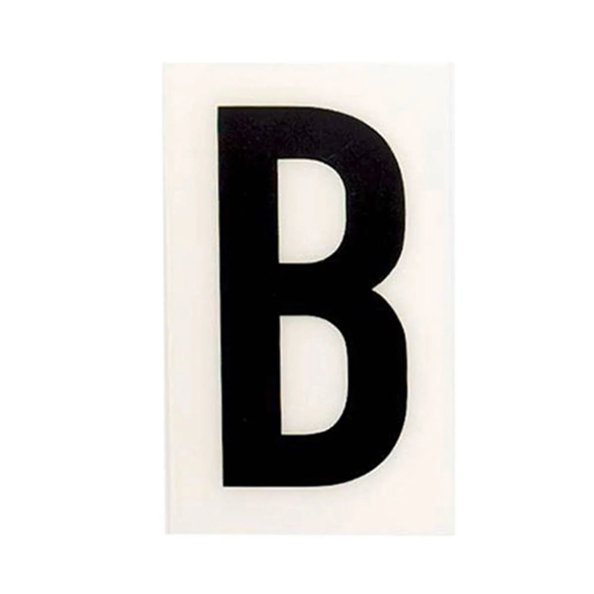 Sandleford 85mm White Self Adhesive House Letter B - Durable Polycarbonate