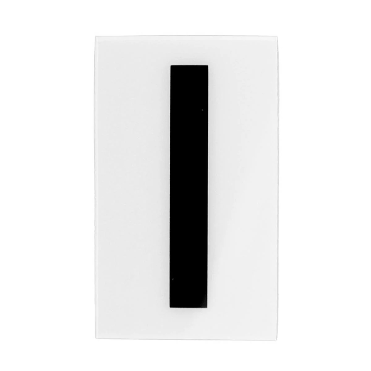 Sandleford 85mm White Self Adhesive House Letter I - Durable Polycarbonate
