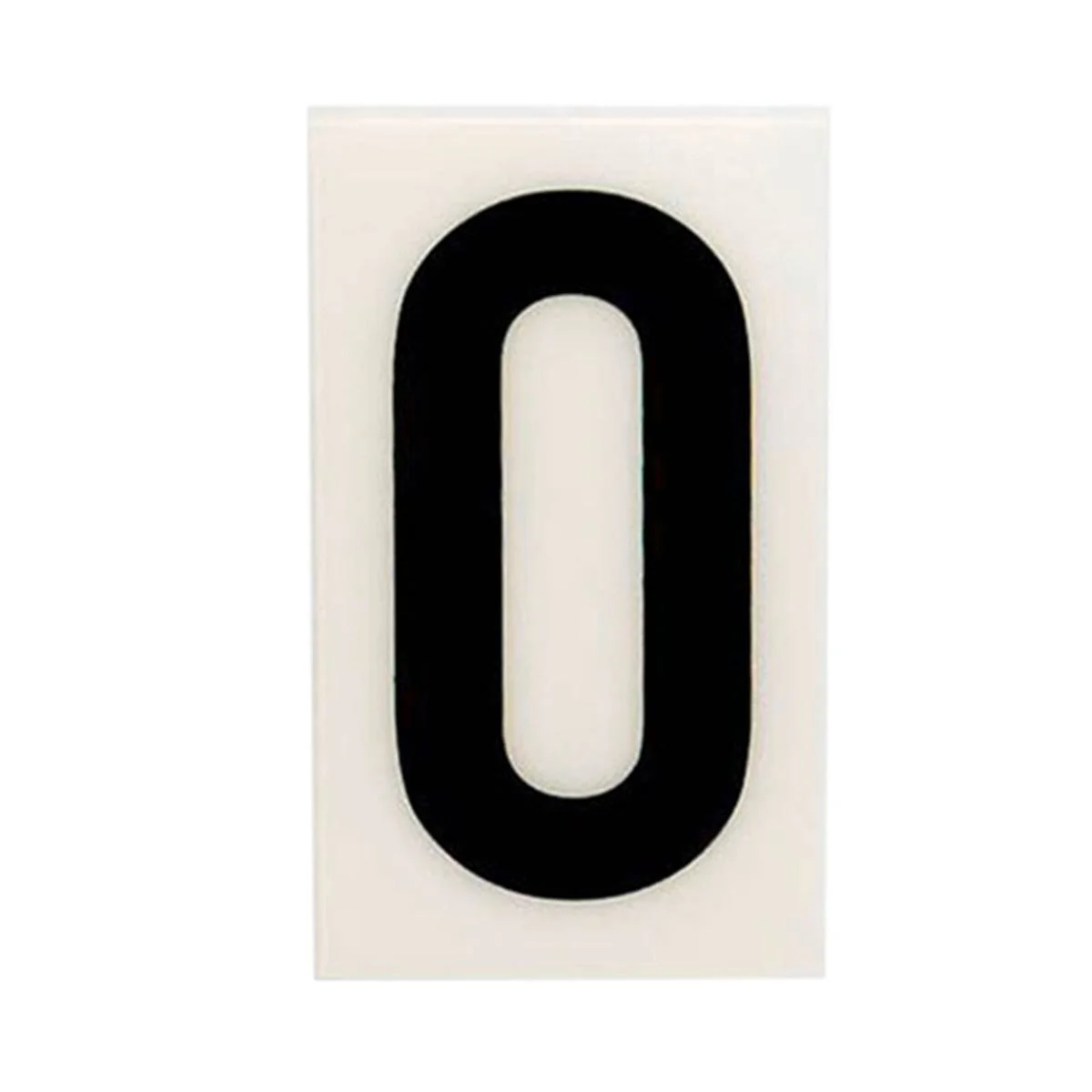 Sandleford 85mm White Self Adhesive House Letter O - Durable Polycarbonate