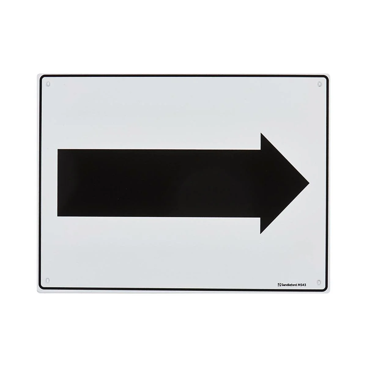 Sandleford Arrow Sign - 300 x 225mm - Polypropylene - UV Resistant