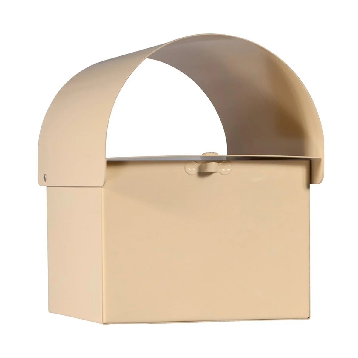 Sandleford Cream Dune Post Mounted Letterbox - Galvanised Steel - EB03 - Image 2