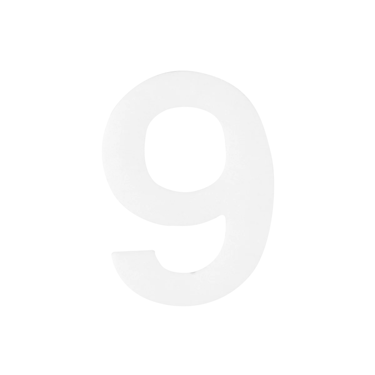 Sandleford Mode White Self Adhesive Number 9 - 50mm - Easy Application - Durable