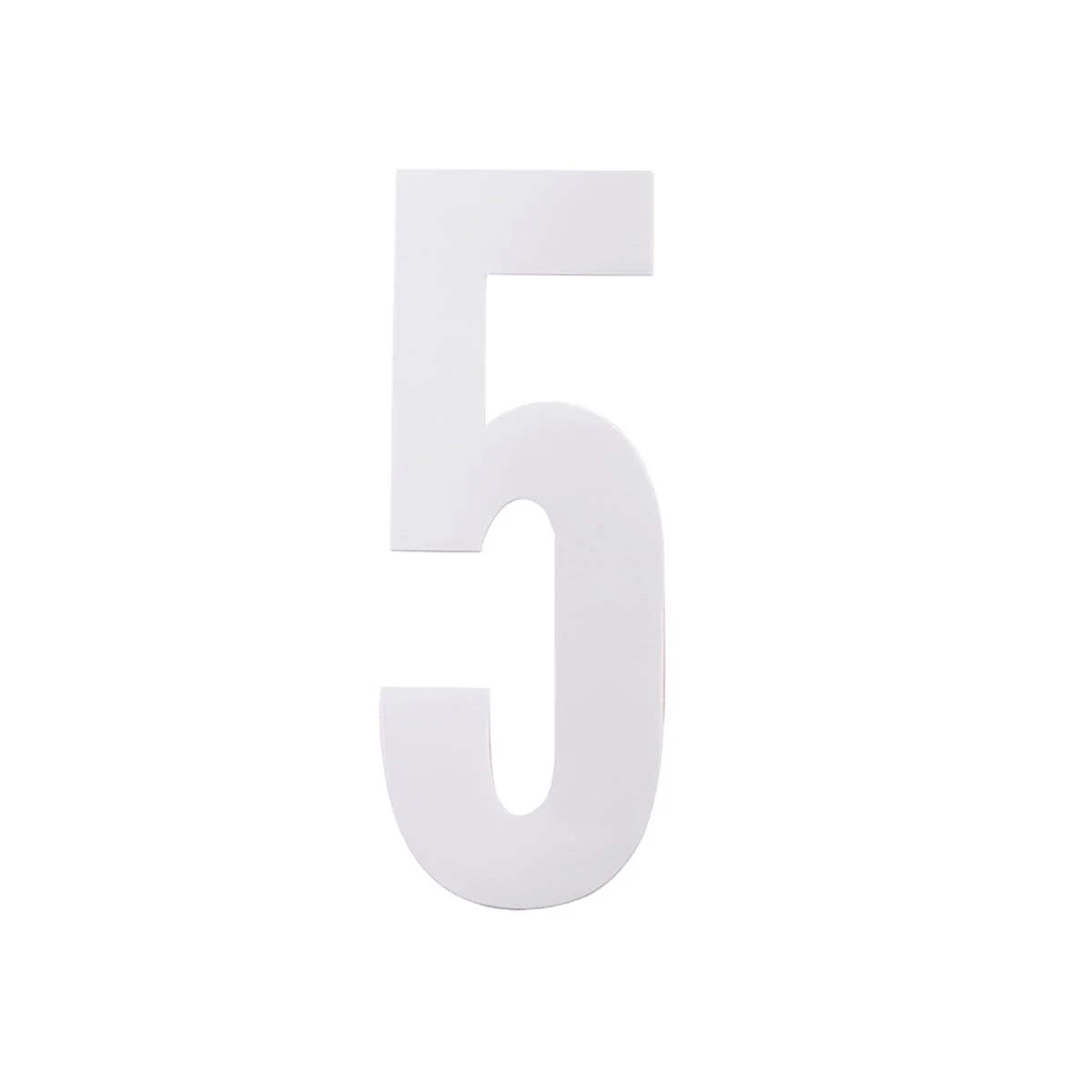 Sandleford Wheelie Bin Number 5 - 175mm - White - Pack of 2