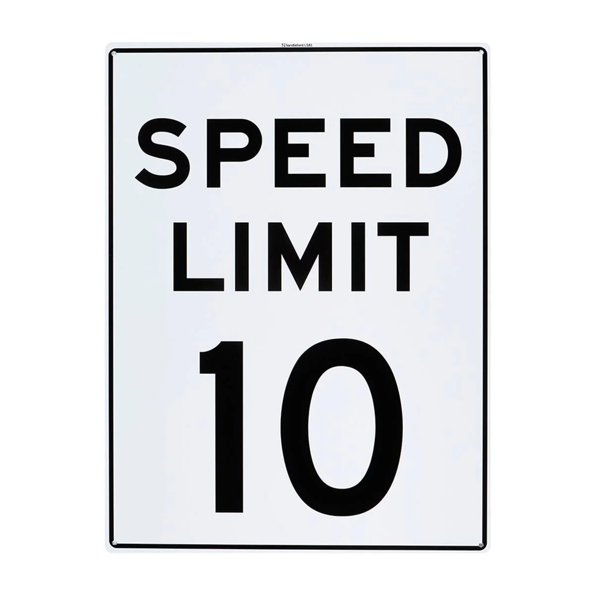 Sandleford Speed Limit Sign - 450 x 600mm - Polypropylene - UV Resistant