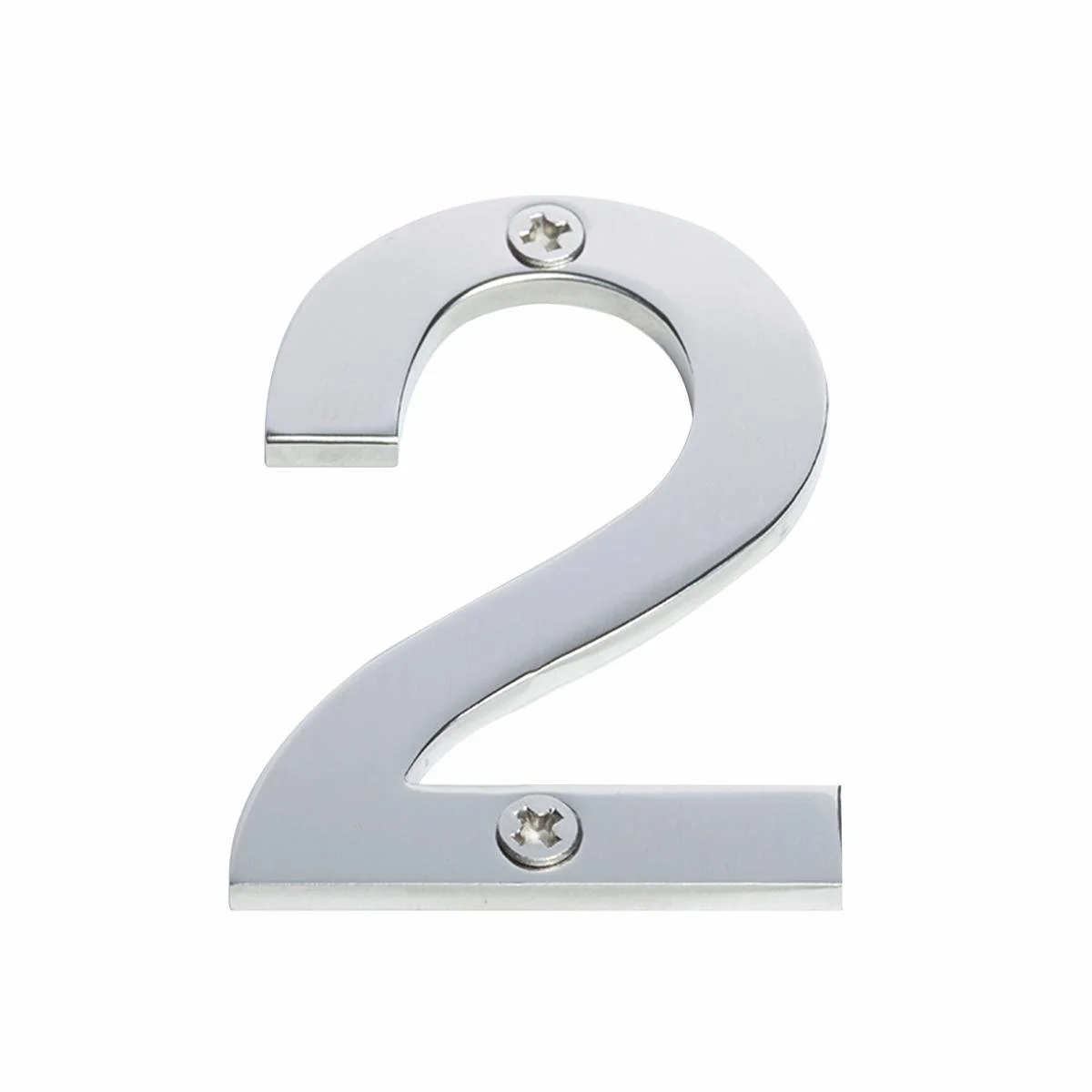 Sandleford Stainless Steel House Number 2 - 60mm - Brushed Finish