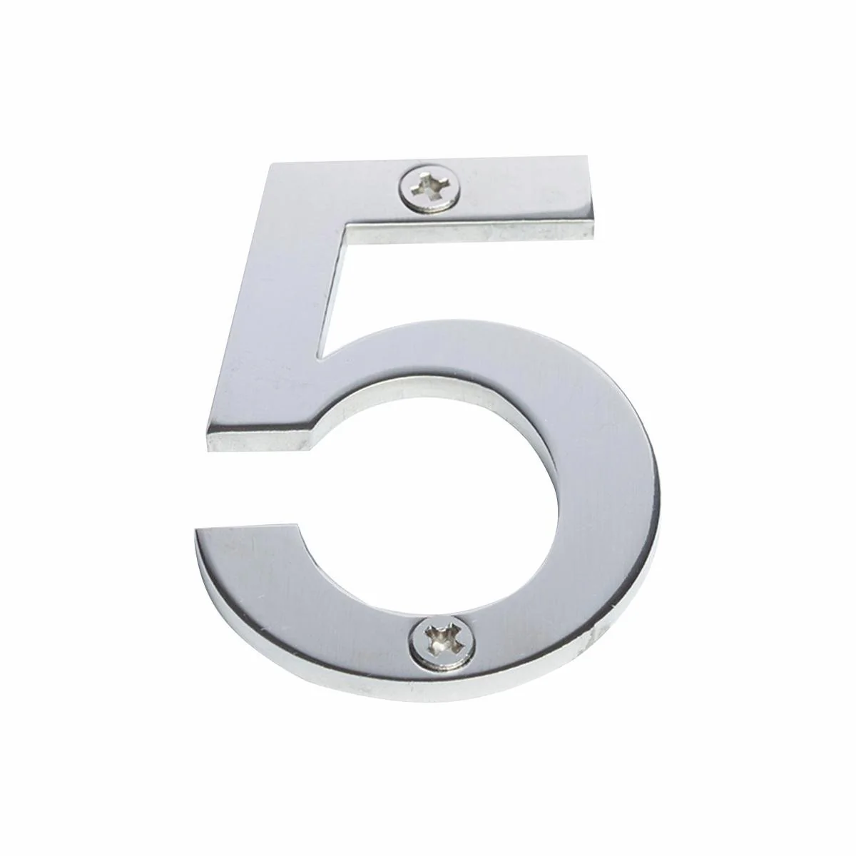Sandleford Stainless Steel House Number 5 - 60mm Brushed Finish