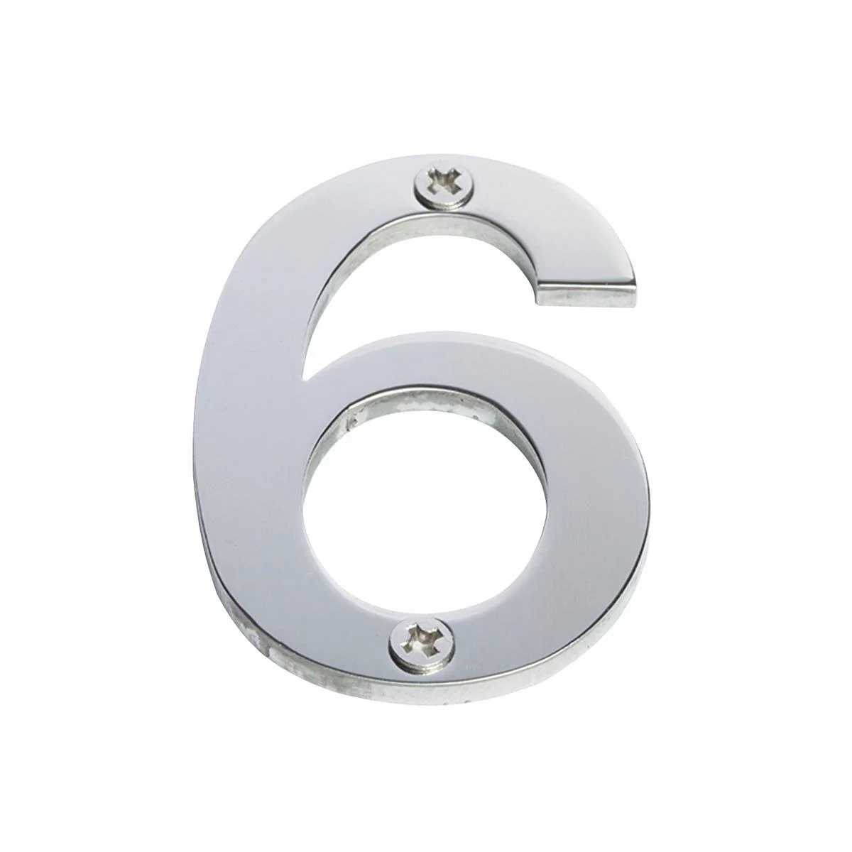 Sandleford Stainless Steel House Number 6 - 60mm Brushed Finish