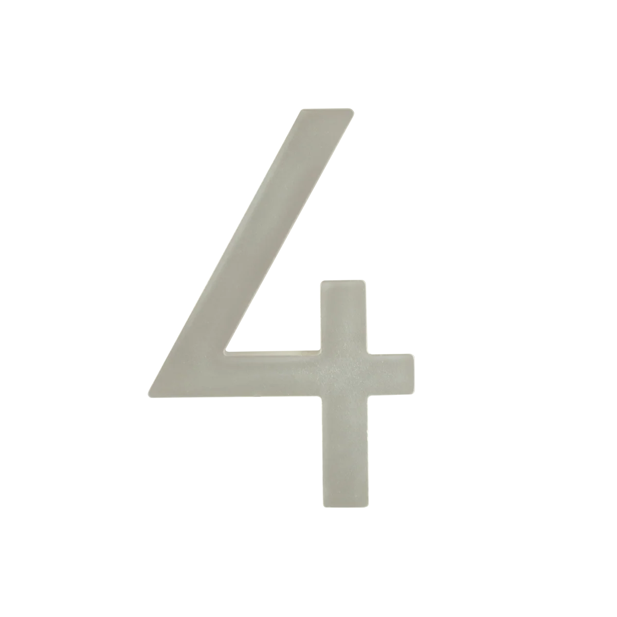 Sandleford Stainless Steel Lorne Numeral 4 - 100mm - Silver - Durable