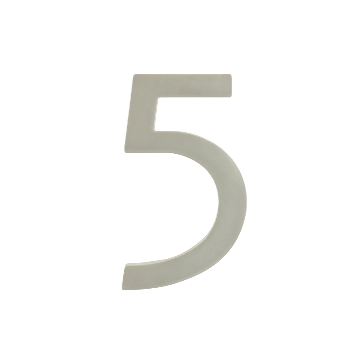 Sandleford Stainless Steel Lorne Numeral 5 - 100mm - Silver - Durable