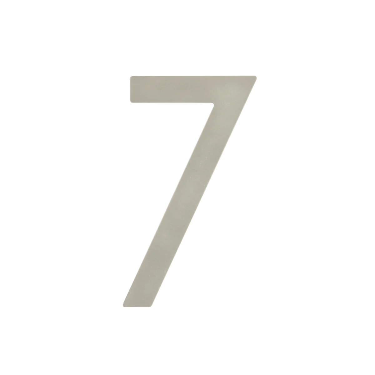 Sandleford Stainless Steel Lorne Numeral 7 - 100mm - Silver - Durable