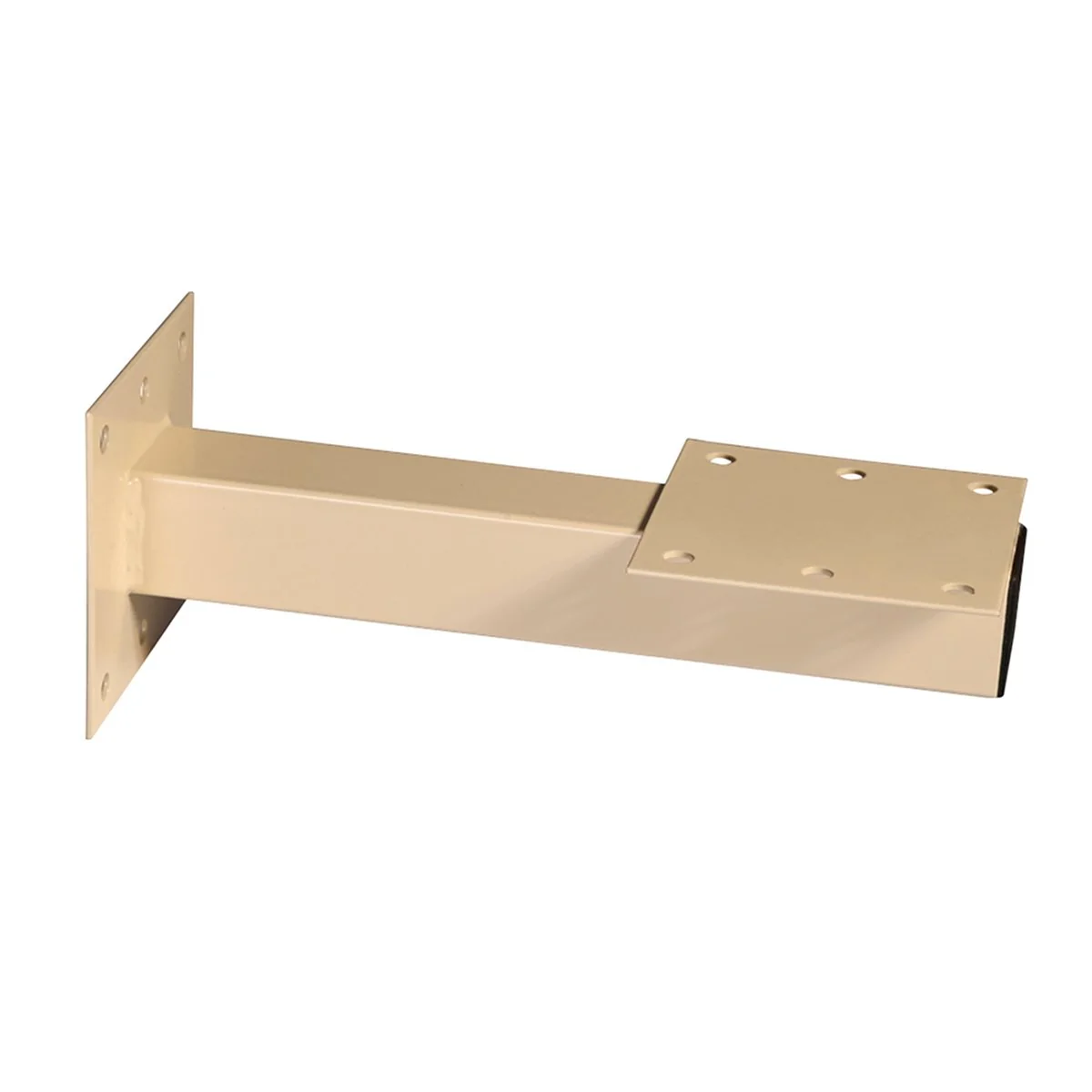 Sandleford Wall Mount Letterbox Post - 250mm - Galvanised Steel - Cream