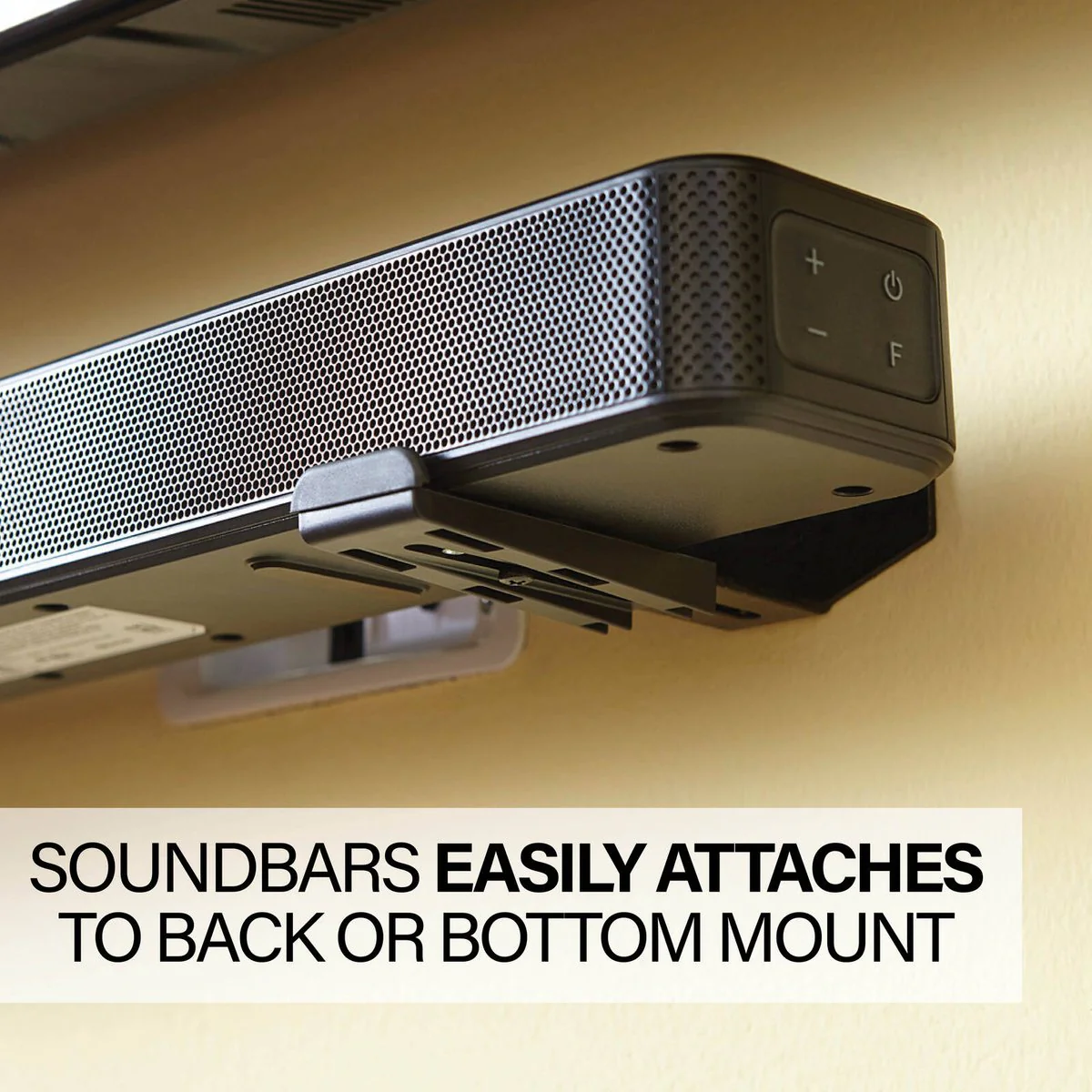 Sanus 9kg Soundbar Mount - LSBWM1-B2 - 91.2mm x 62mm x 95.2mm - Easy Installation - Image 5