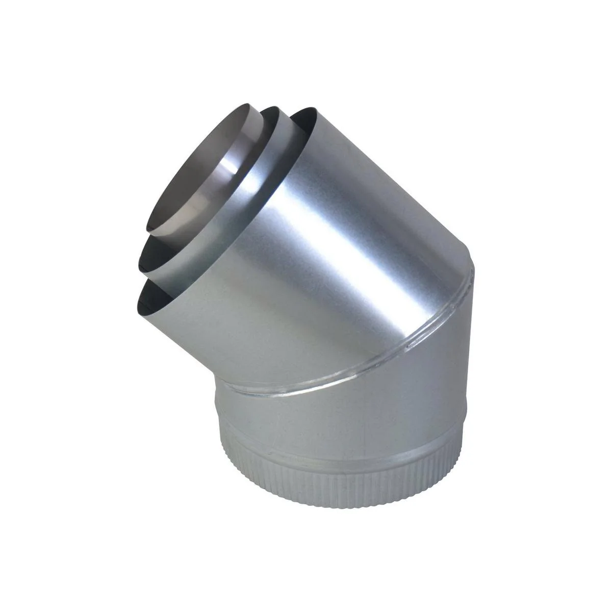 Scandia 45 External Flue Bend Kit - 6" Stainless Steel - Durable Design