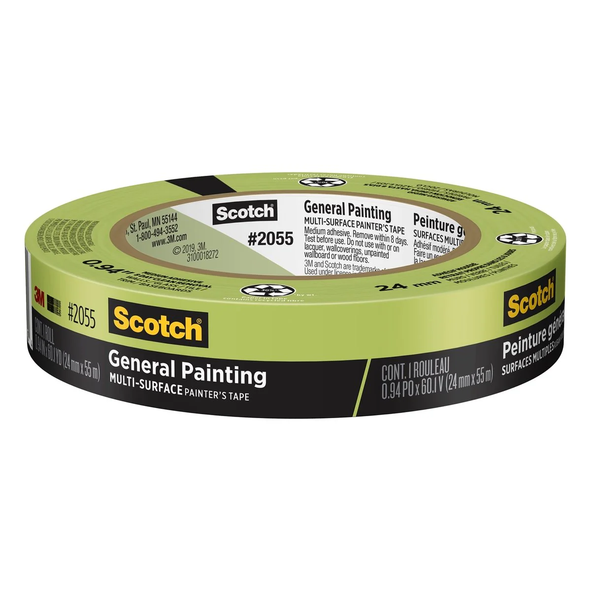 Scotch General Painting Masking Tape 24mm x 55m Medium Adhesive