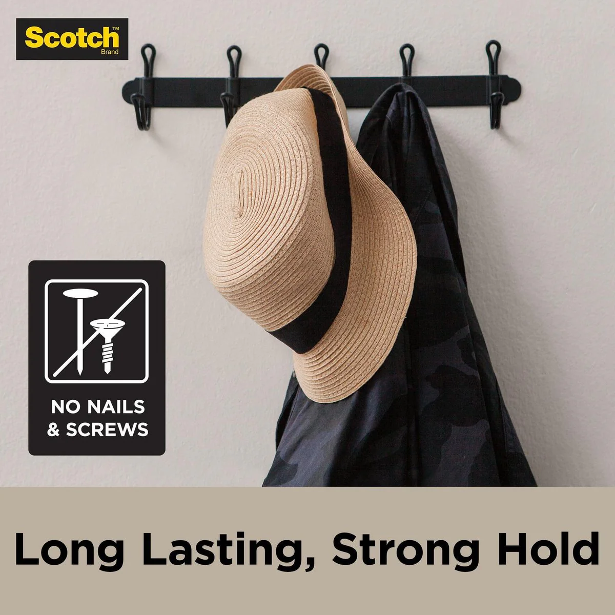 Scotch Indoor Mounting Tape - 2.5cm x 1.3m - Foam - Indoor Use - Image 4