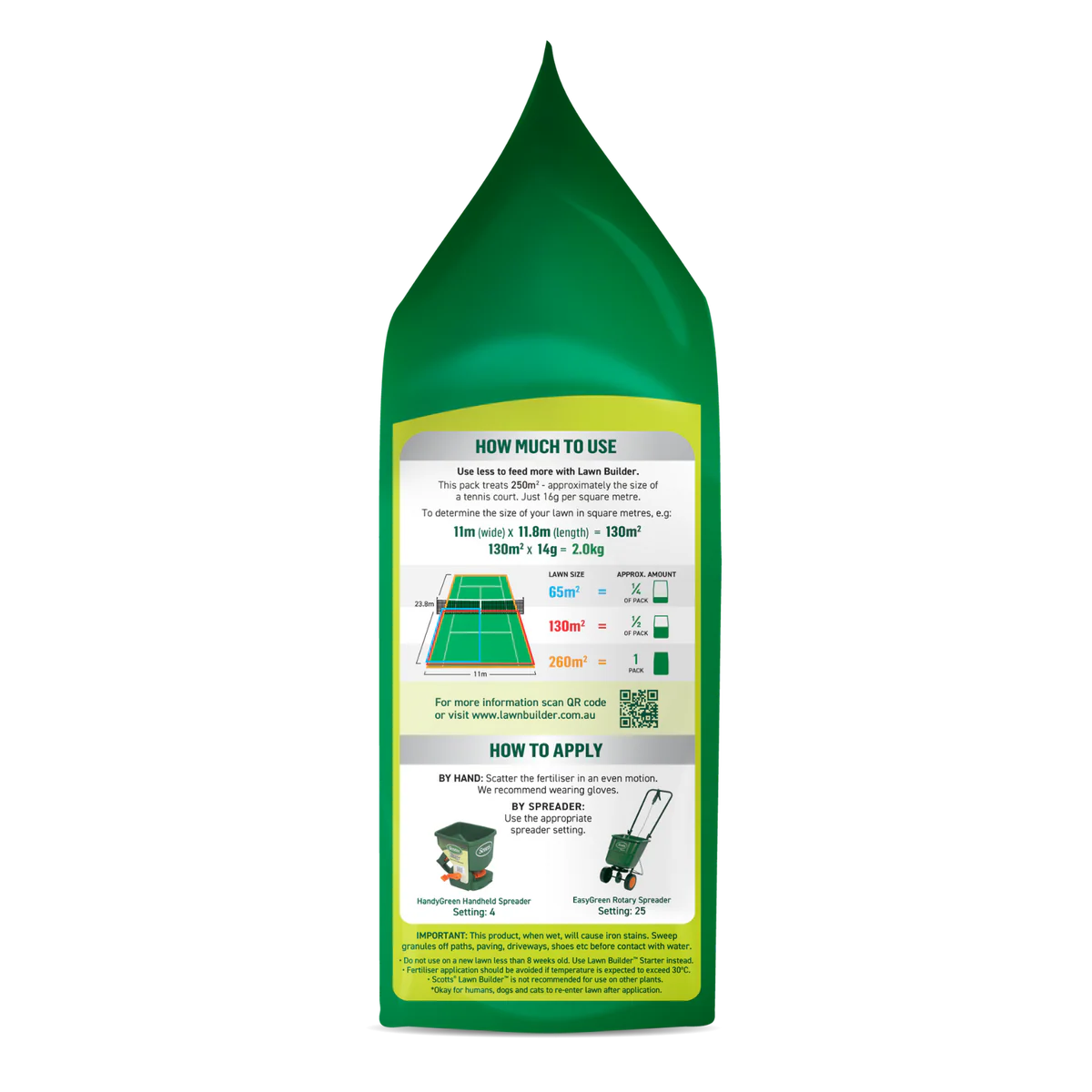 Scotts Lawn Builder - 4kg - Granular Fertiliser - Wetting Agent - Image 3