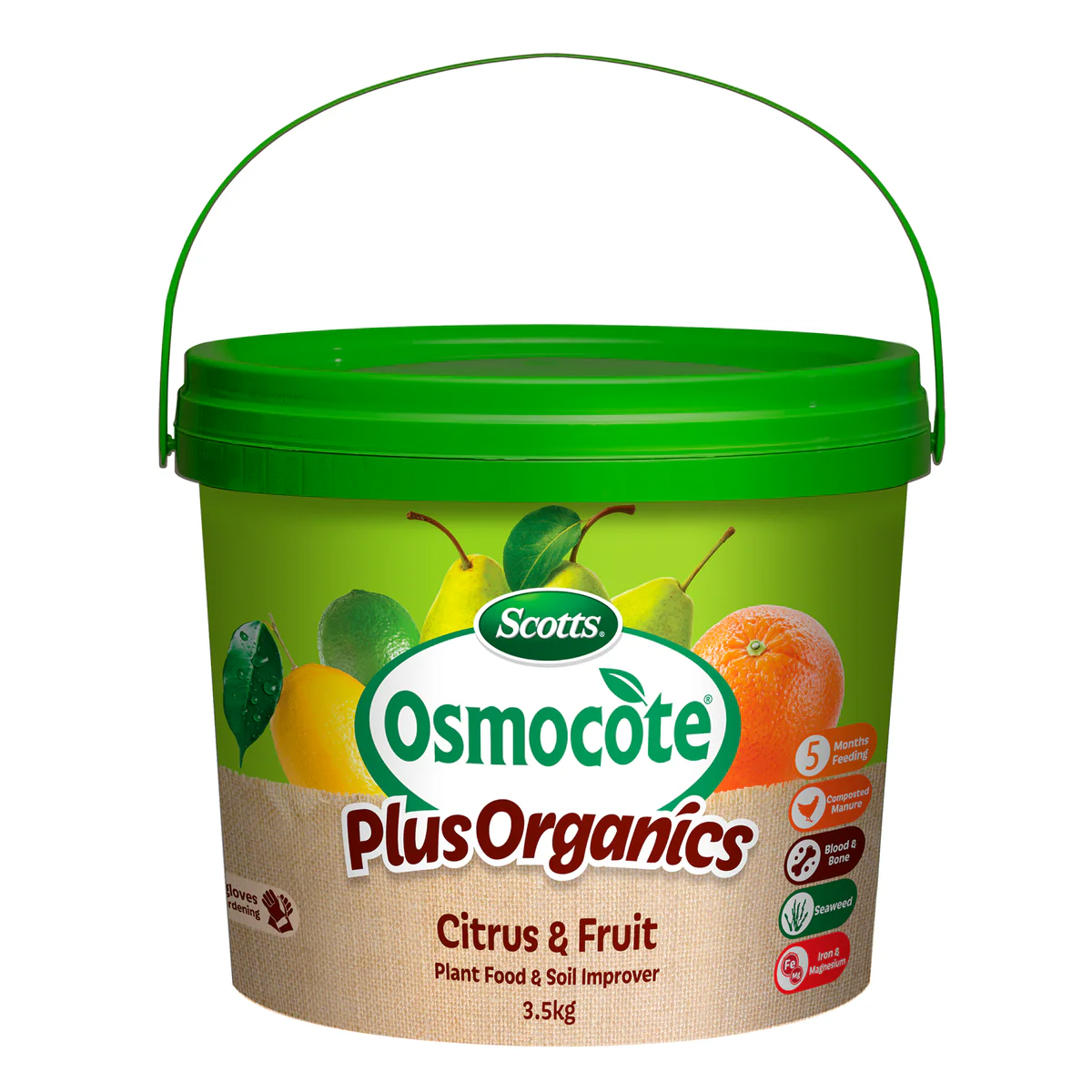 Scotts Osmocote Plus Organics - 3.5kg - Controlled Release Fertiliser - Citrus Use