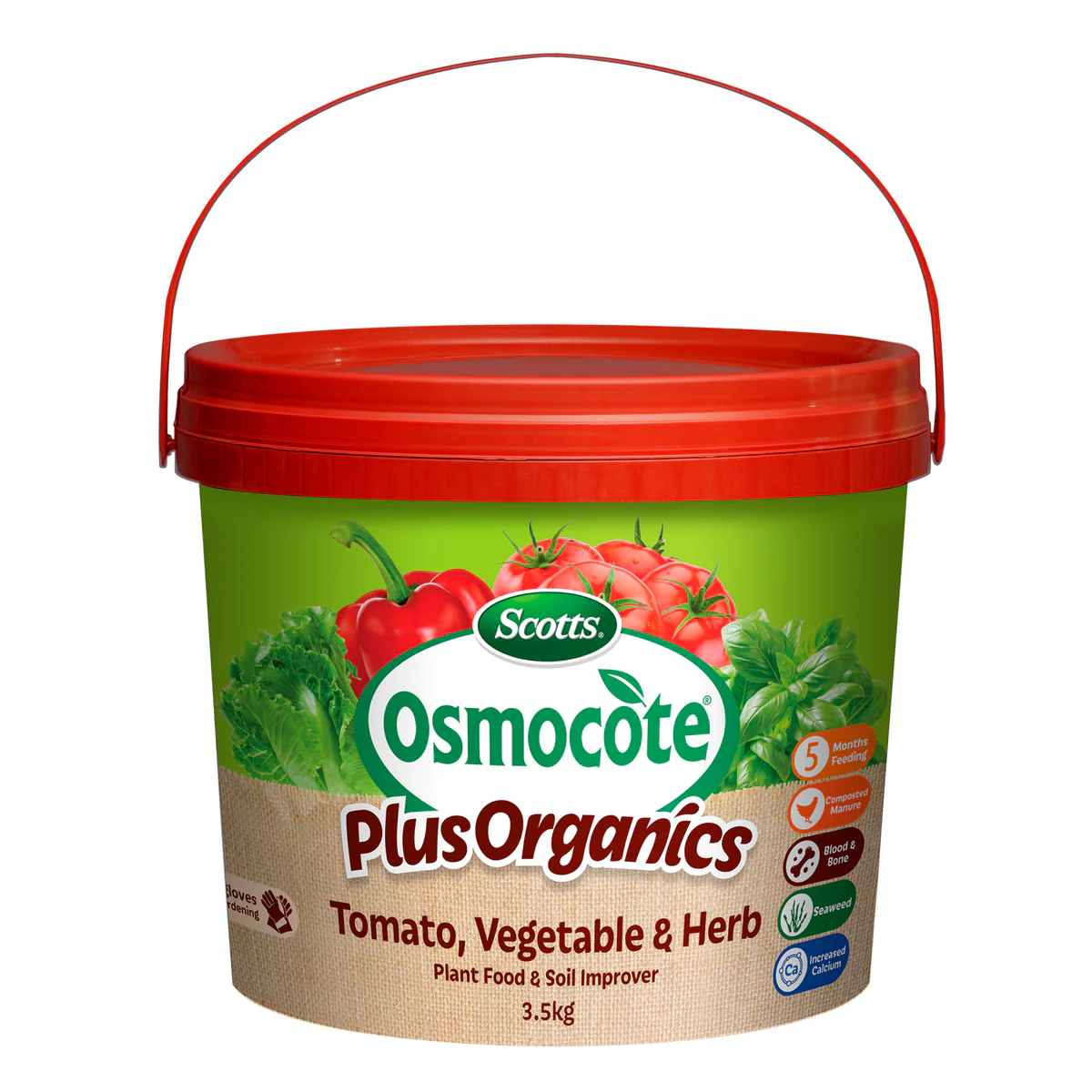 Scotts Osmocote Plus Organics - 3.5kg - Granular - Vegetable & Herb Use