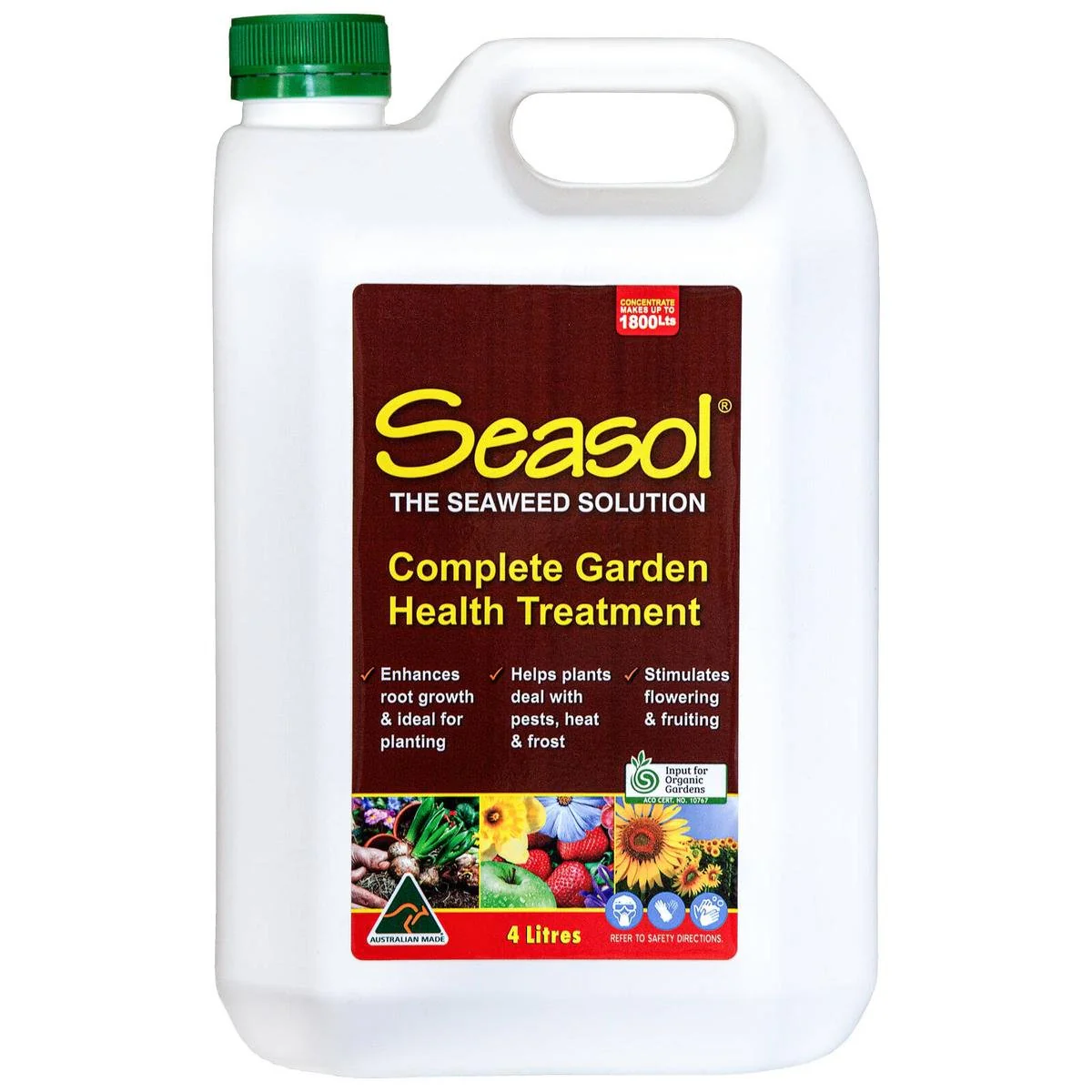 Seasol Seaweed Health Tonic - 4L - Durvillaea Potatorum - Plant Growth
