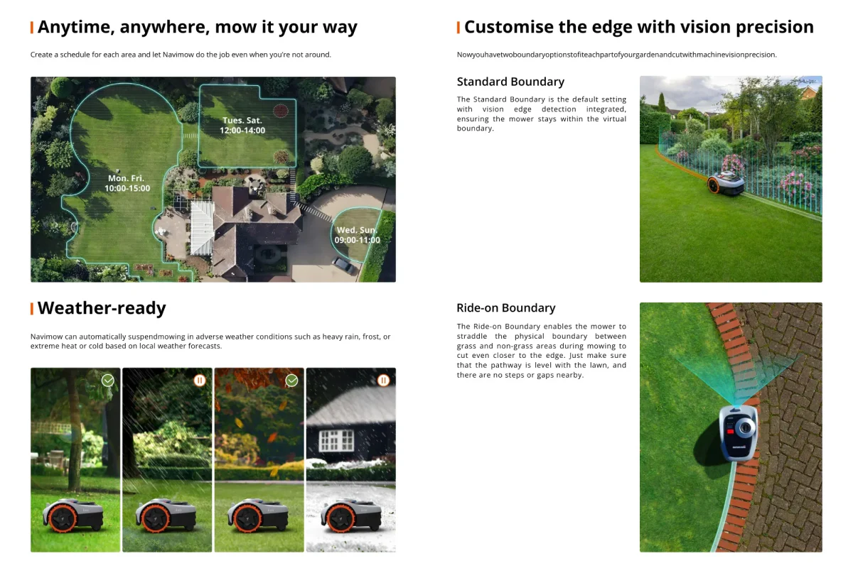 Segway Navimow i108A Robot Lawn Mower Wire Free RTK - Image 7
