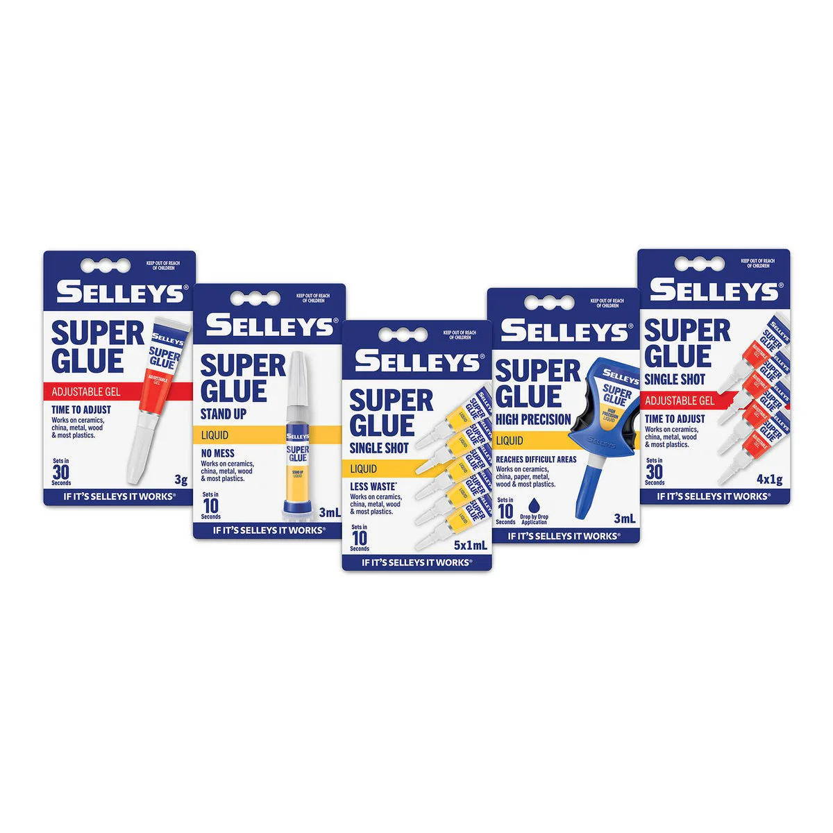 Selleys 3g Super Glue Adjustable Gel - 30 Seconds Bonding - 14mm x 160mm - Image 5