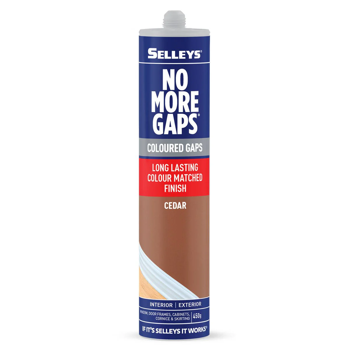 Selleys 450g Cedar Interior No More Gaps - Flexible Gap Filler 25mm
