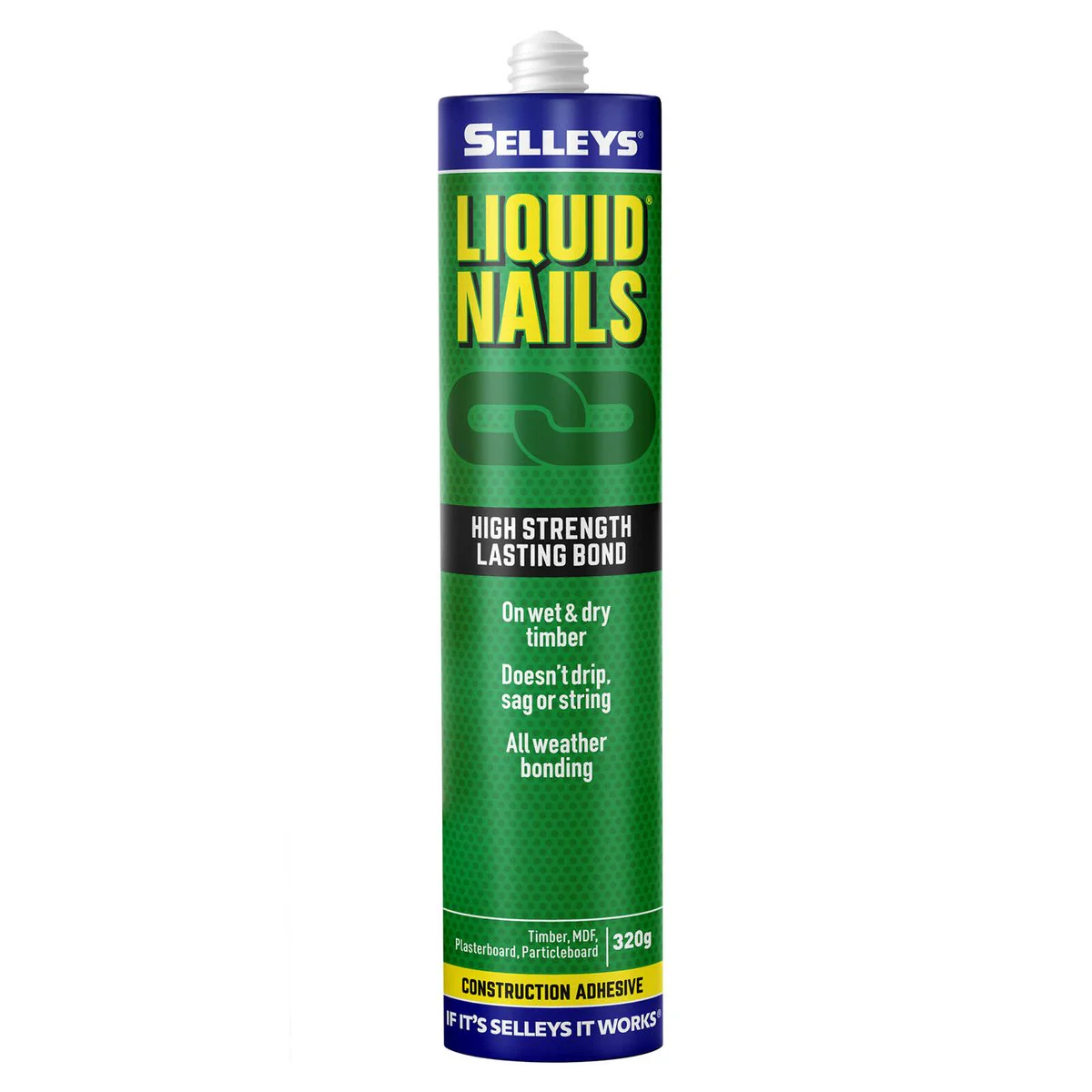 Selleys Liquid Nails - 320g - Polymer - Flexible Paintable Bond - Image 2