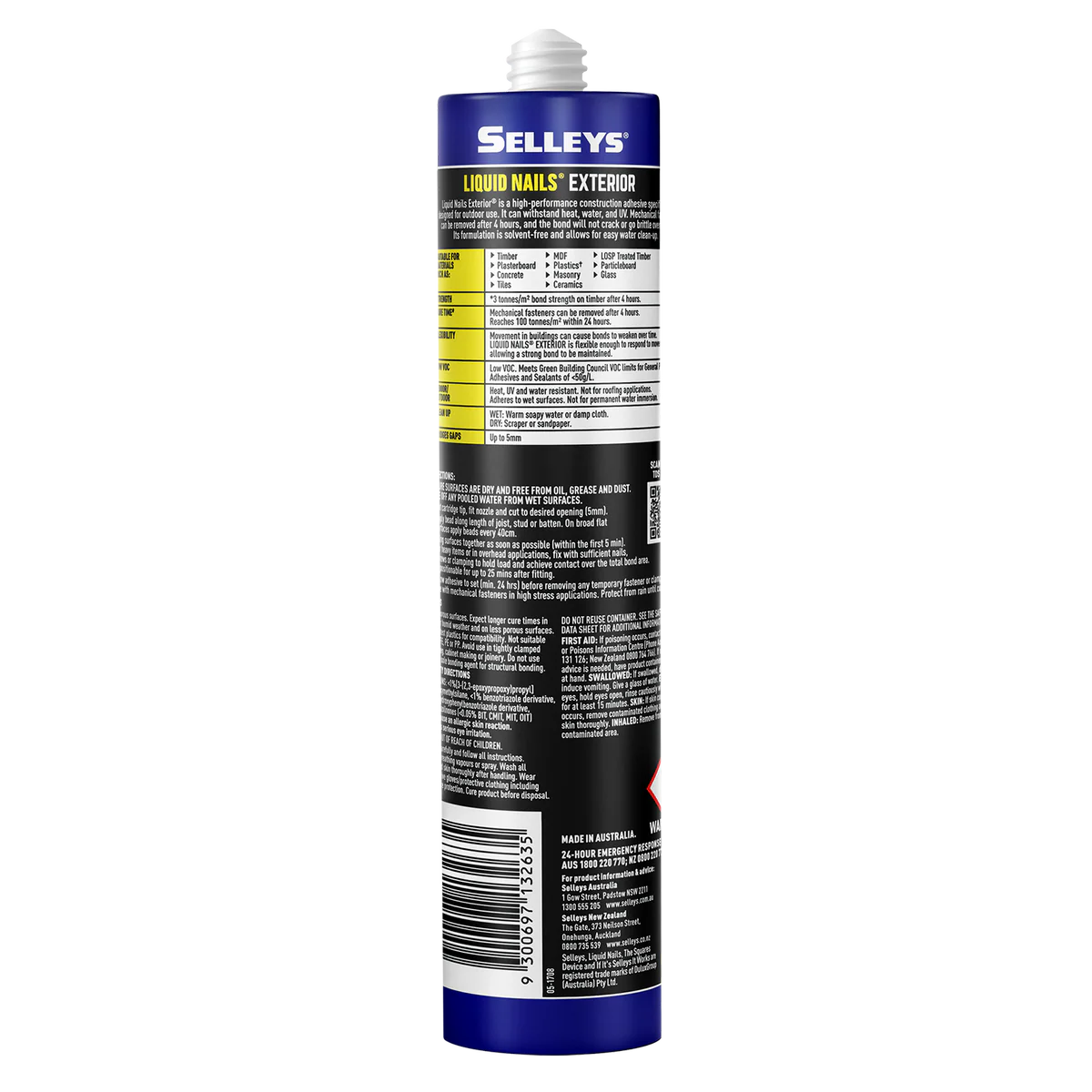Selleys Liquid Nails Exterior 350g - High Bond Strength - Waterproof - Image 2