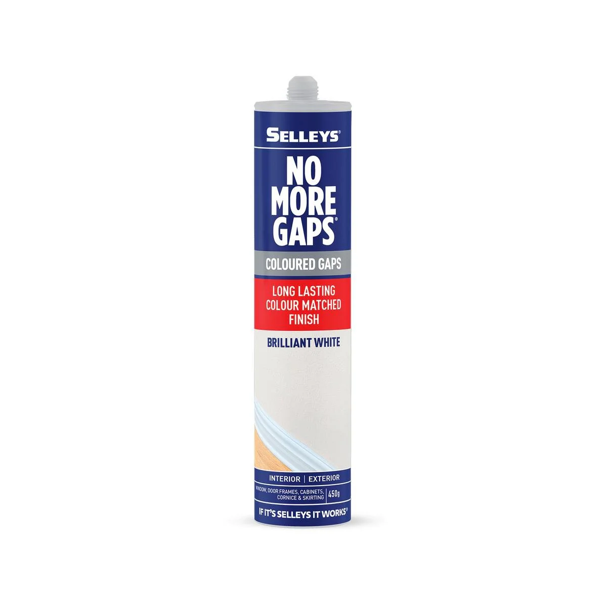 Selleys No More Gaps 450g Brilliant White Gap Filler Acrylic Flexible