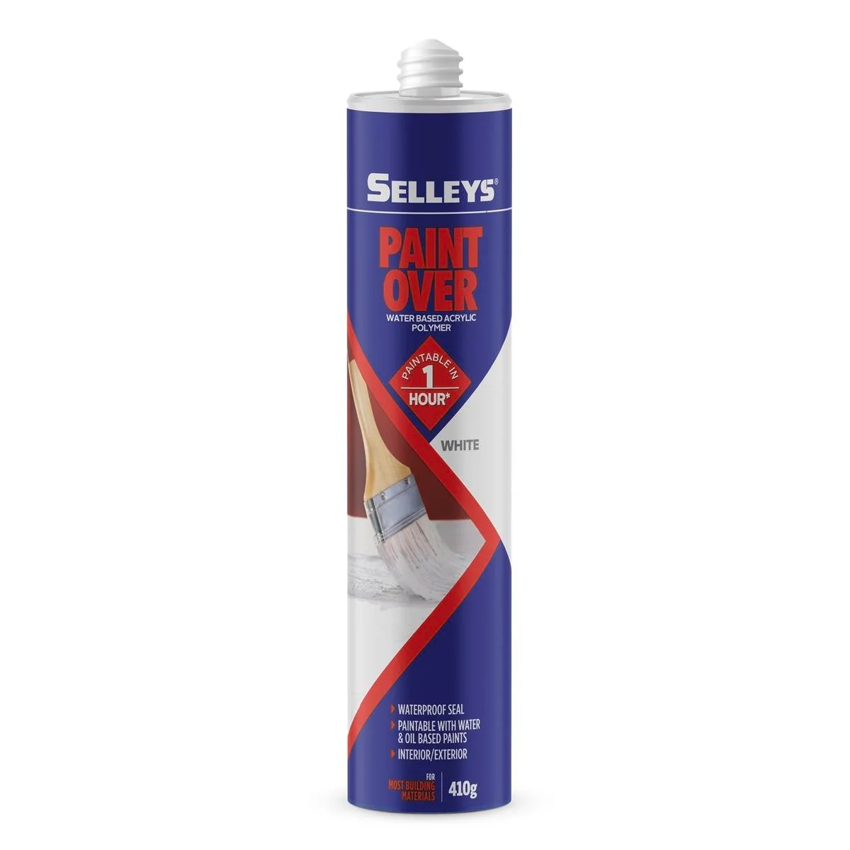 Selleys Paint Over Sealant 410g White Waterproof Flexible Sealant