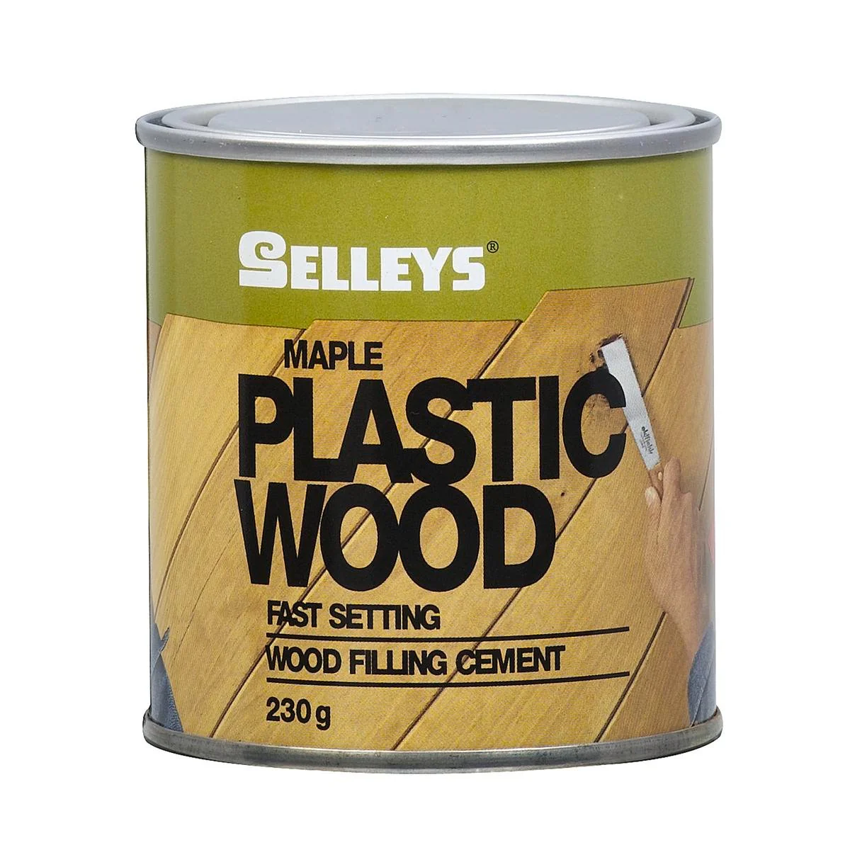 Selleys Plastic Wood Filler - 230g - Maple - Fast-Setting - Interior Use