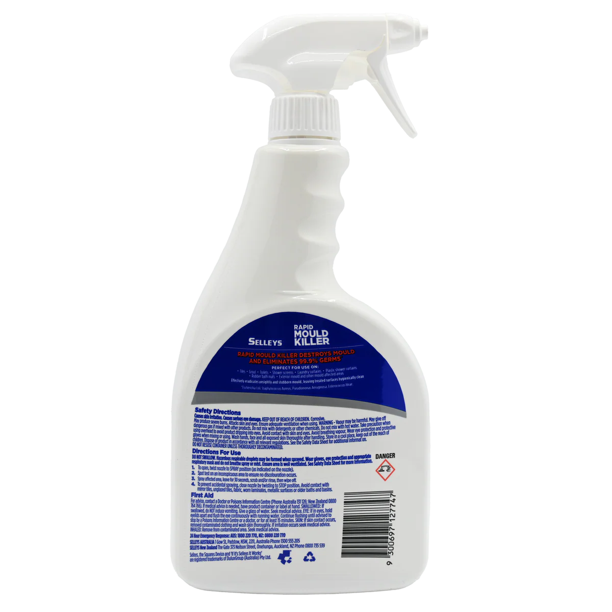 Selleys Rapid Mould Killer - 750ml - Spray - Fast Acting - Image 2