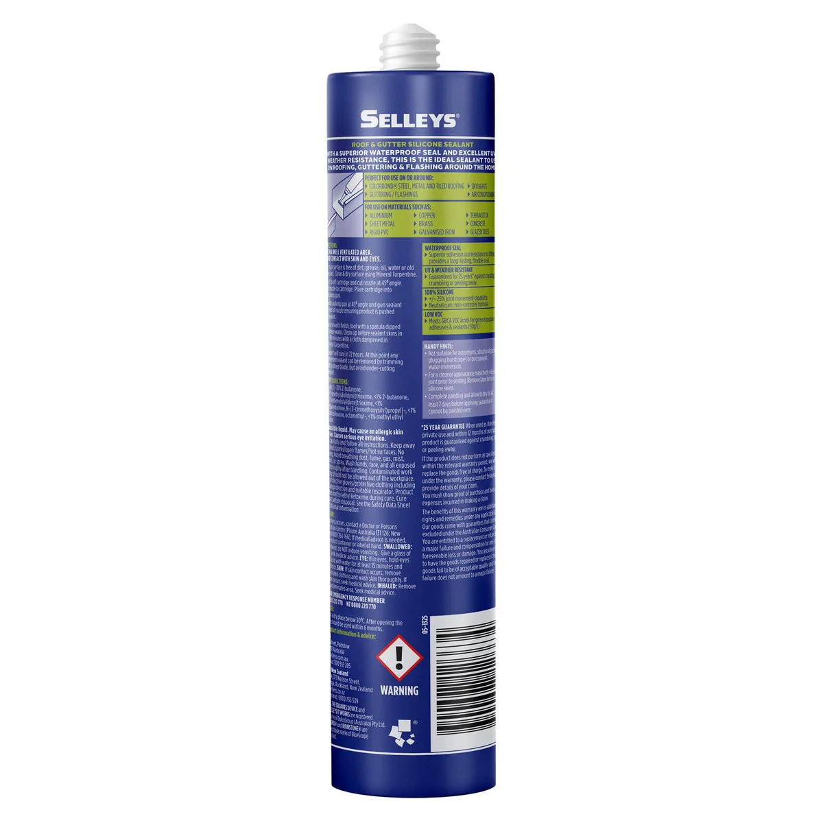 Selleys Roof and Gutter Silicone Sealant 300g Ironstone - Waterproof, UV Resistant - Image 2