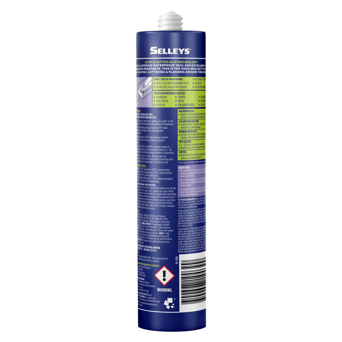 Selleys Roof & Gutter Silicone - 310g Triple Pack - Translucent - Waterproof - Image 4