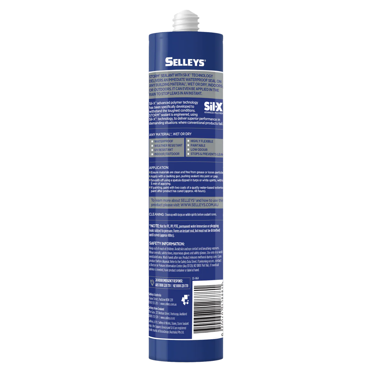 Selleys Grey Storm Sealant 290ml - Waterproof Sealant - 0.525L - Image 3
