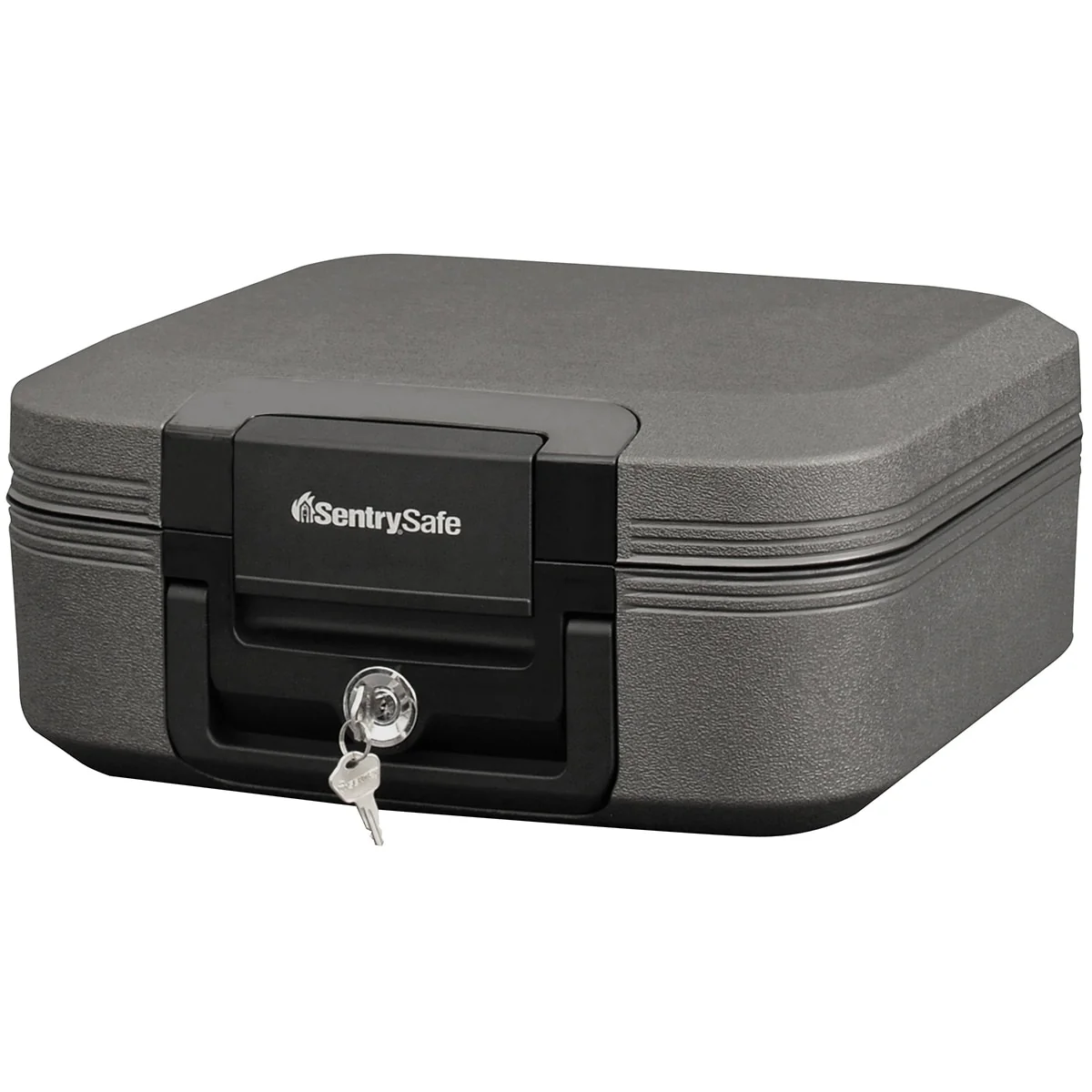 SentrySafe Privacy Lock Chest CHW20101 Black Portable Water & Fire