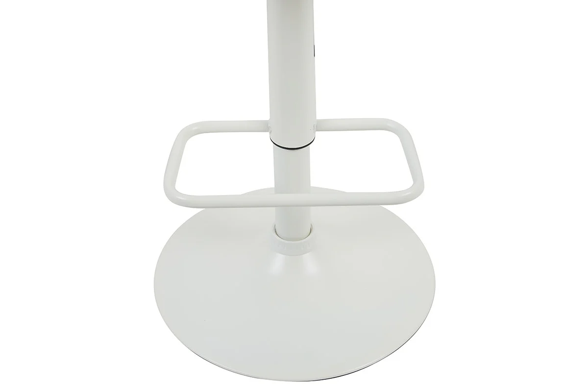 Set of 2 Matt Blatt Joey Height Adjustable Bar Stools White Beach Sand - Image 13