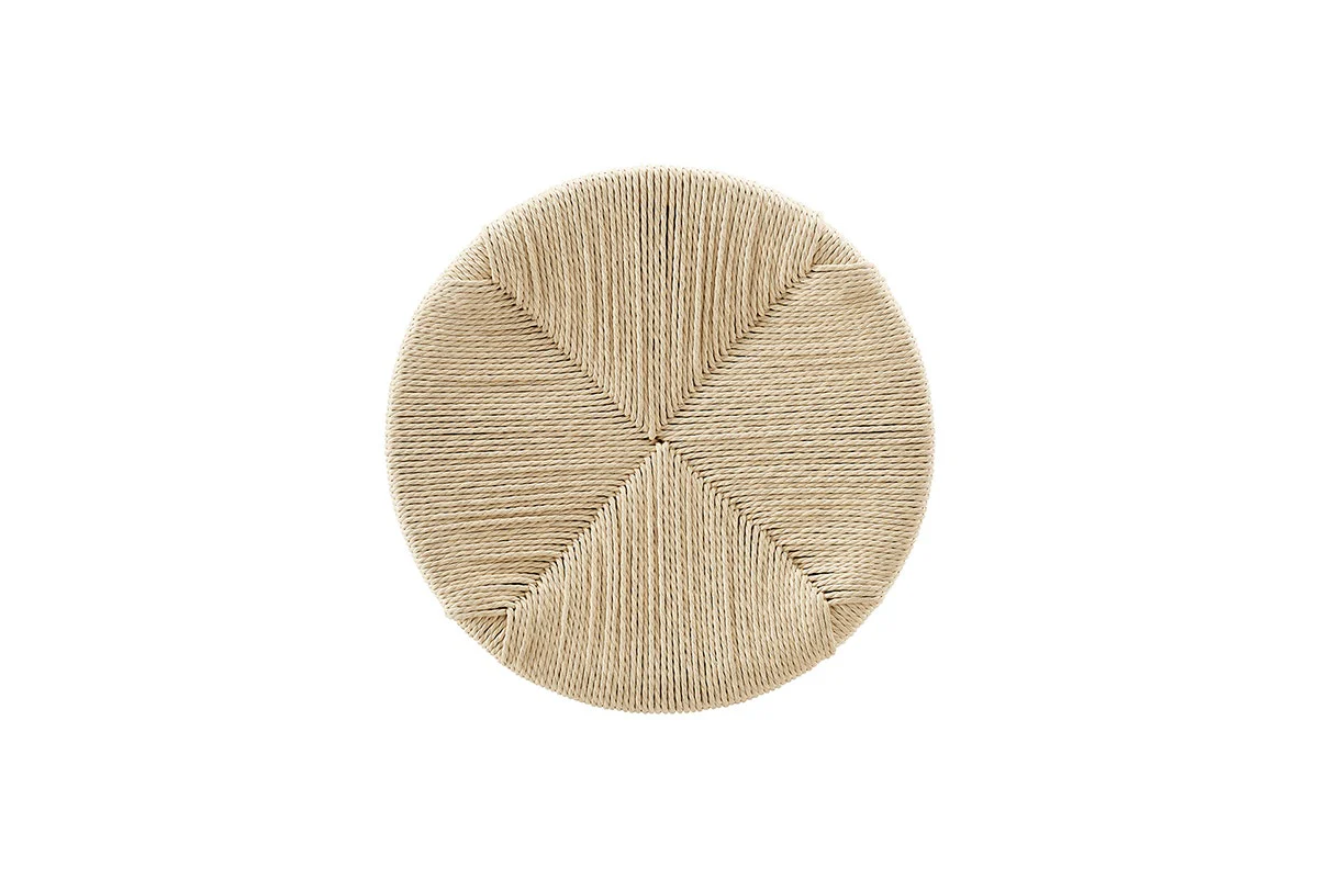 Set of 2 Shangri La Chesil Woven Swivel Bar Stools Wood - Image 5