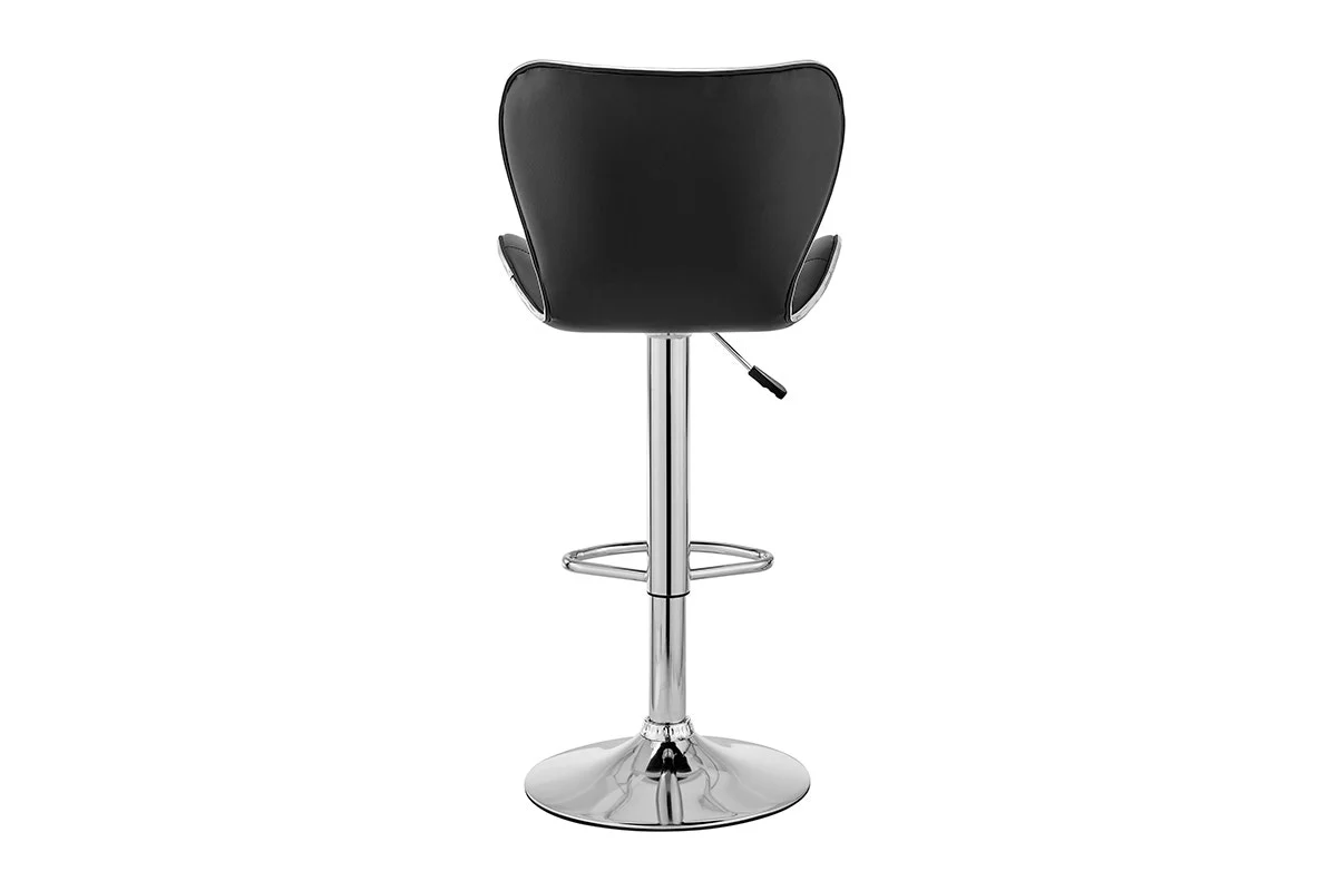 Set of 2 Shangri La Leana Adjustable Bar Stools Black - Image 6