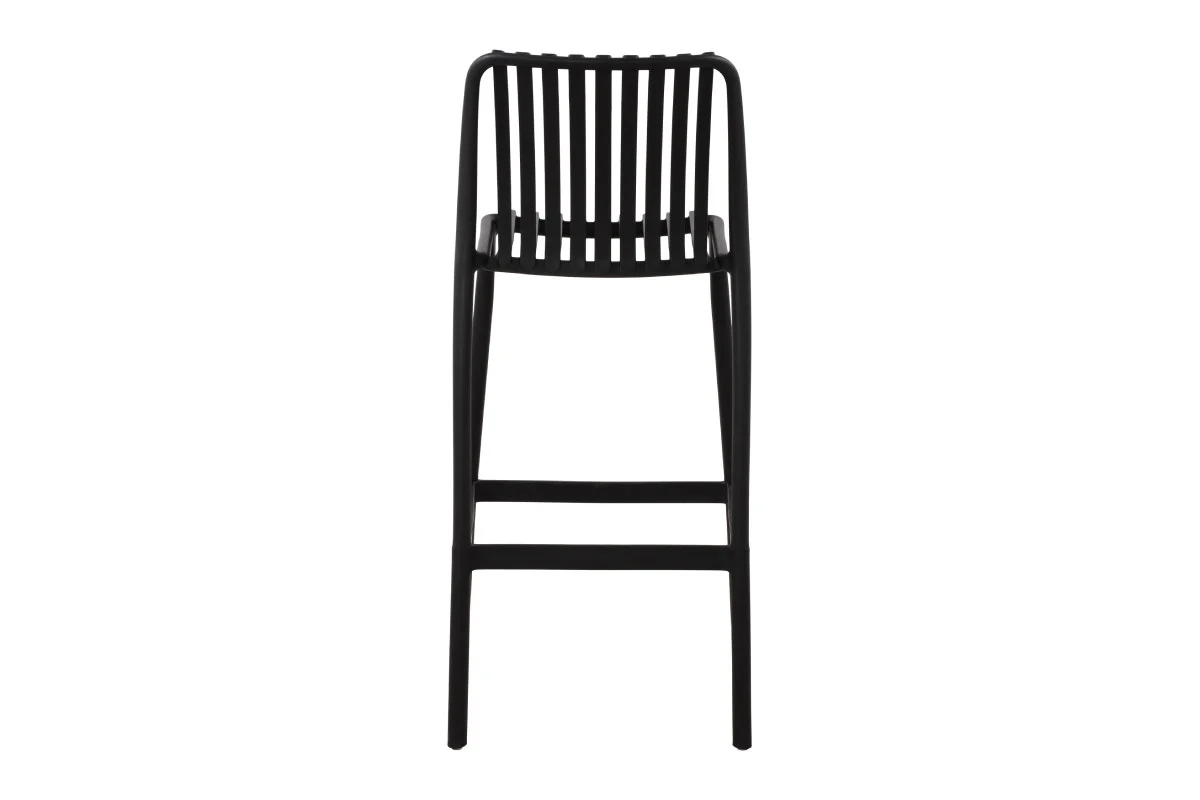 Set of 2 Shangri La San Lucas Bar Stools Black Outdoor - Image 6