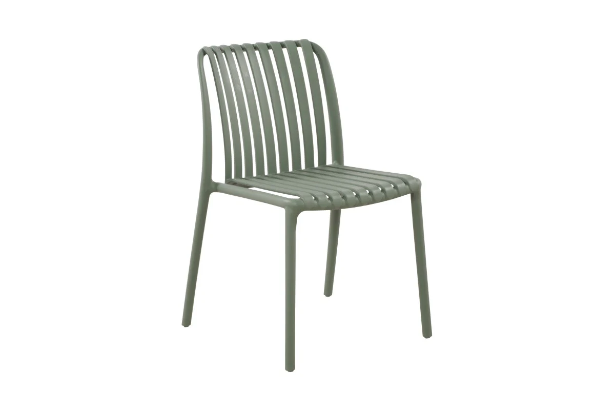 Set of 2 Shangri La San Lucas Dining Chairs Green Outdoor - Image 5