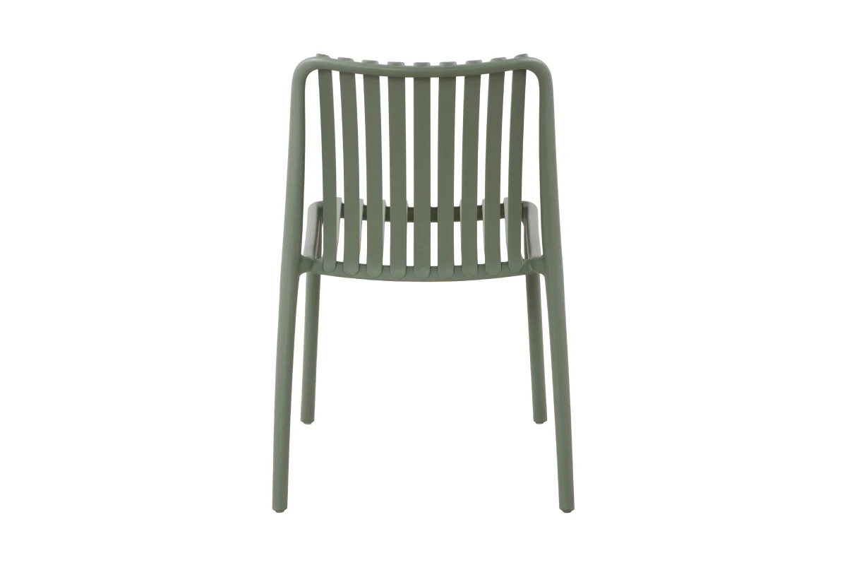 Set of 2 Shangri La San Lucas Dining Chairs Green Outdoor - Image 7